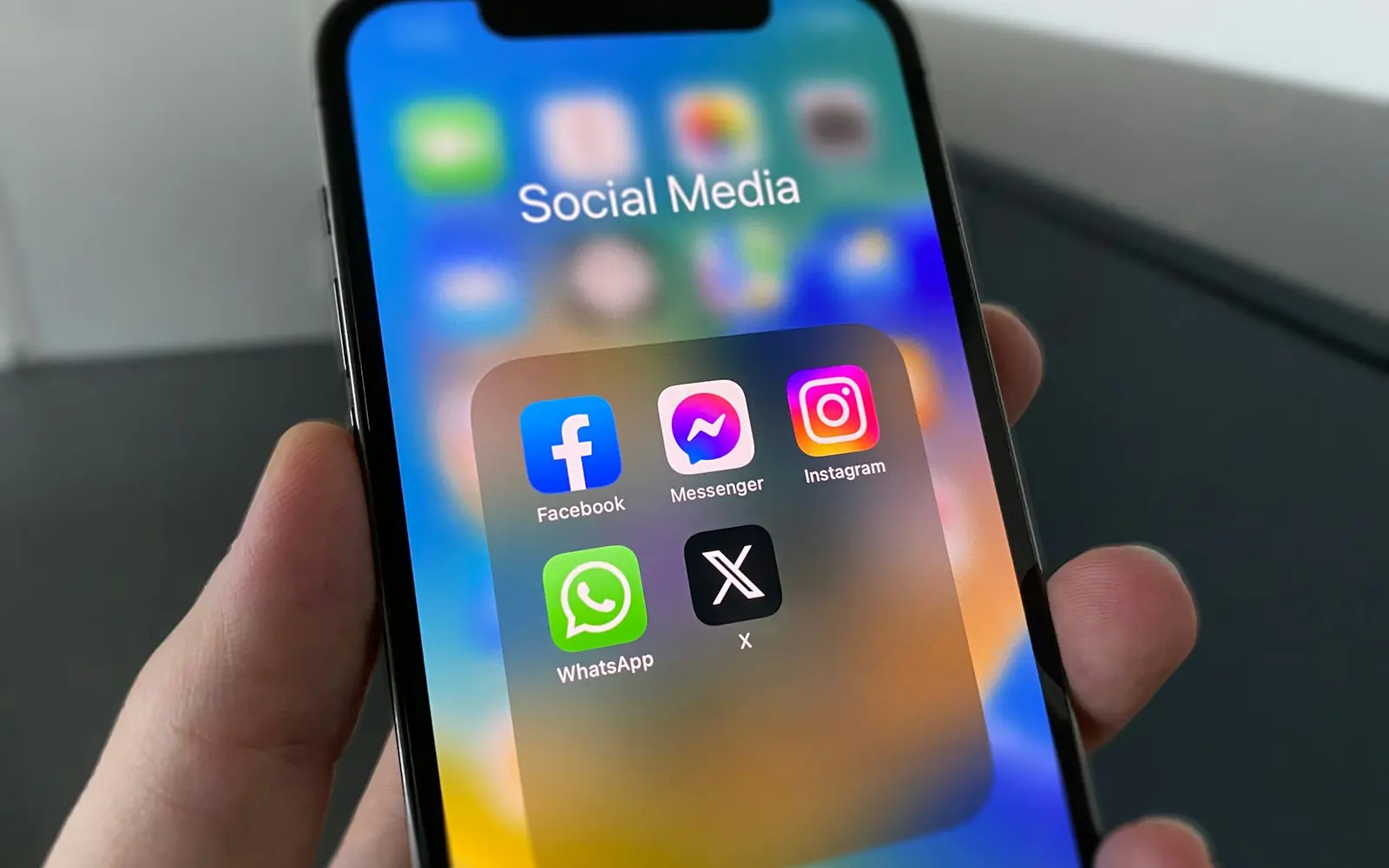 Applications de réseaux sociaux sur un smartphone