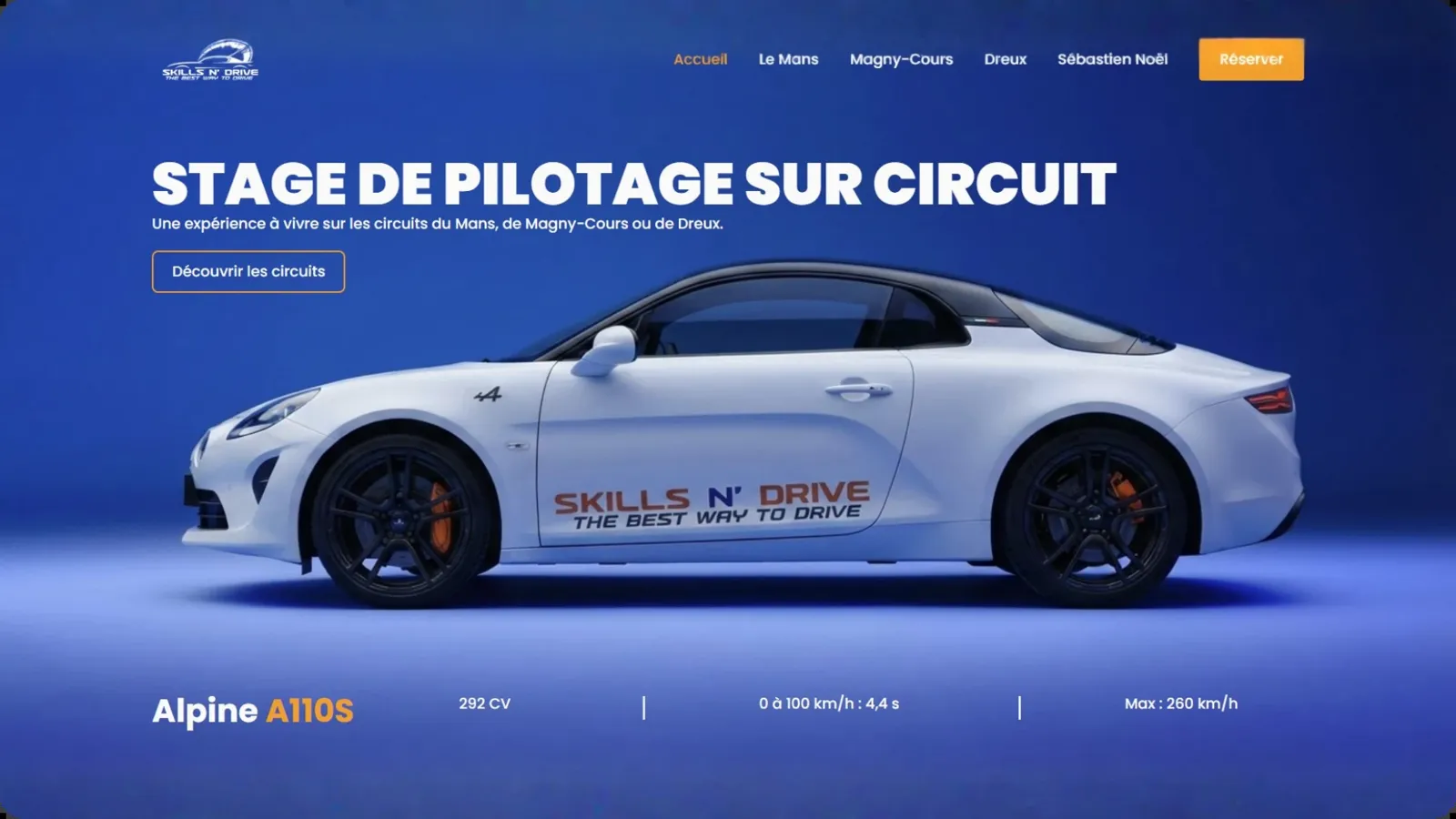 Skills N'Drive : écran 1