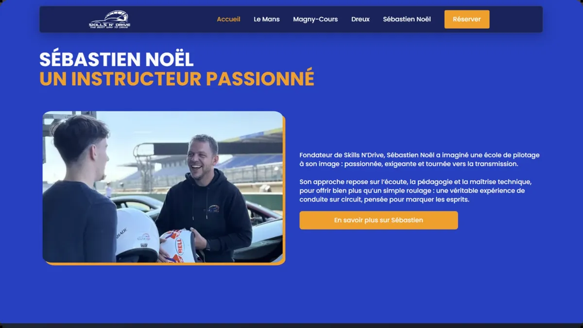 Skills N'Drive : écran 2
