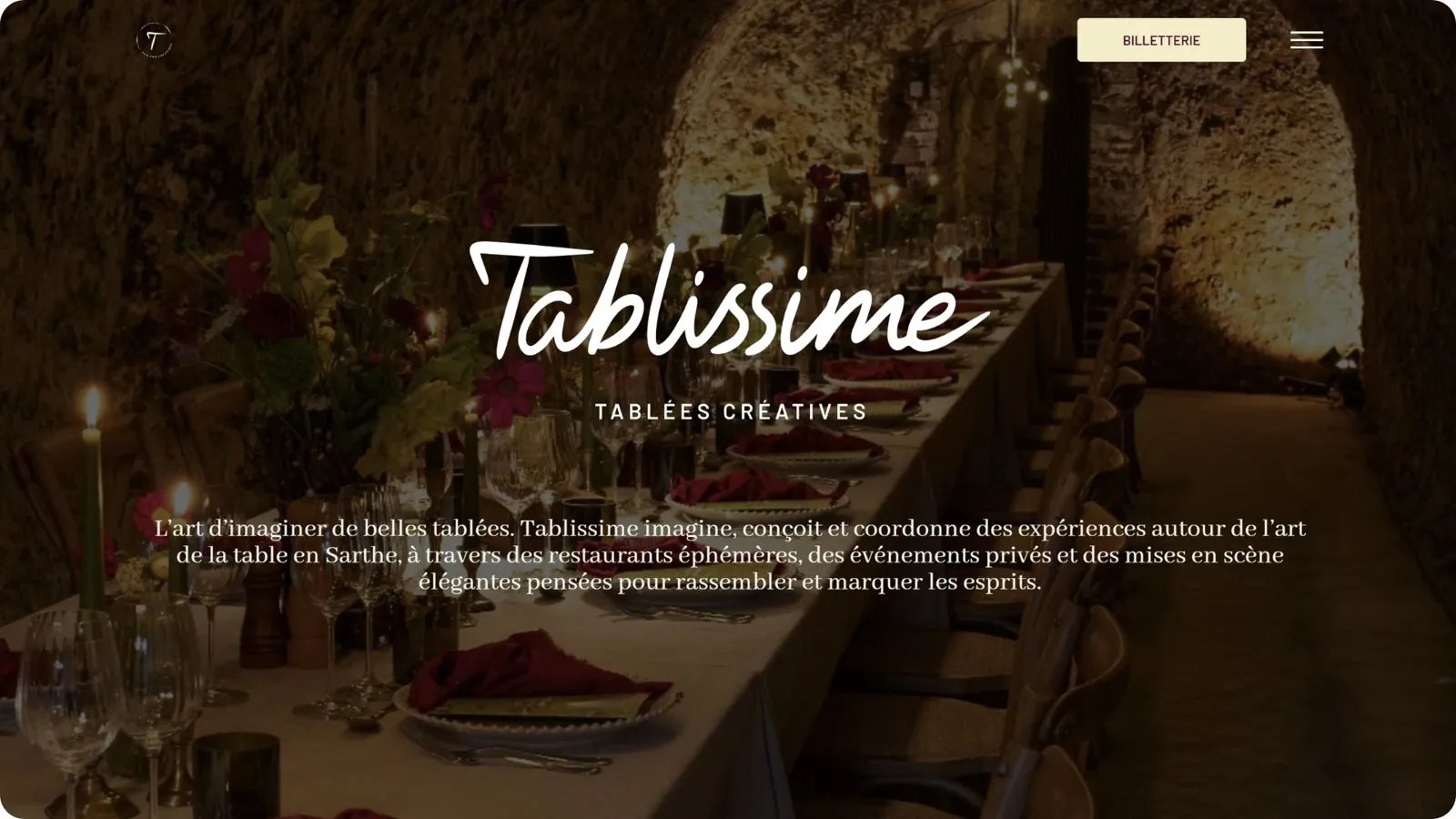 Tablissime : écran 1