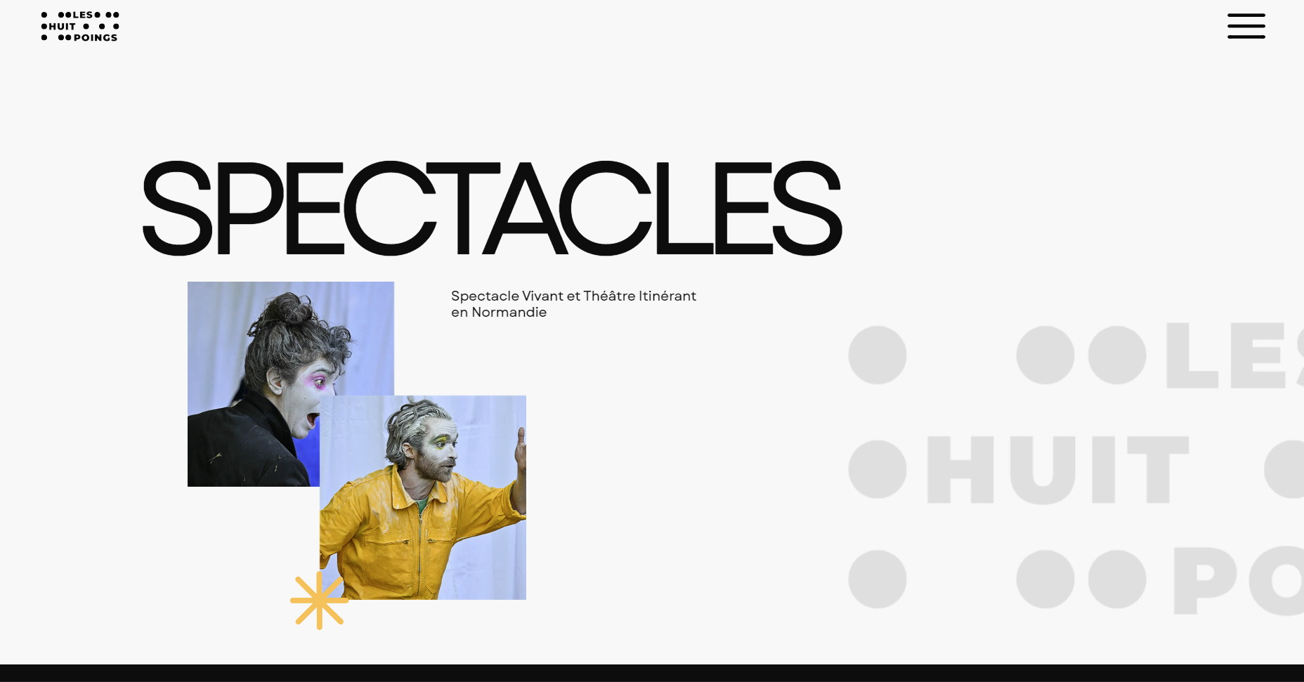 Page Spectacle Les Huits Poings
